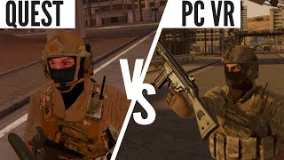 Onward Quest vs PC VR Graphics Comparison PRE 18 UPDATE [upl. by Drescher222]