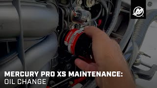 Mercury Pro XS Maintenance Oil Change [upl. by Alasteir]