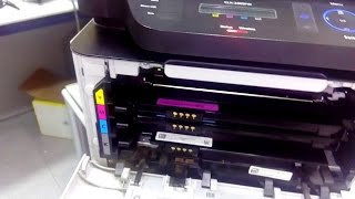 How to reset Samsung CLX3305 Printer imaging unit [upl. by Benzel]