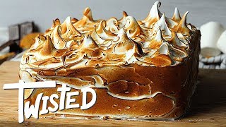 Toasted Marshmallow Smores Cake Recipe [upl. by Crenshaw783]