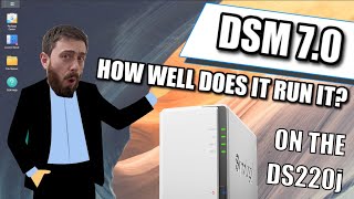 Synology DS220J  How Well Does It Run DSM 70 for NAS [upl. by Gnep]