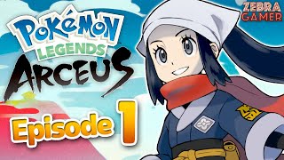 NEW Pokemon Game  Pokemon Legends Arceus Gameplay Walkthrough Part 1  Hisui Region Rowlet [upl. by Clabo]