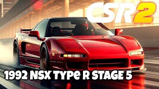 CSR2  1992 NSX Type R Stage 5  Fastest Tune amp Shift Pattern [upl. by Avirt]