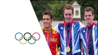 Alistair Brownlee Wins Mens Triathlon Gold  London 2012 Olympics [upl. by Niemad]