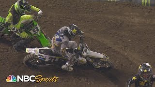 Supercross Round 3 at Anaheim  450SX EXTENDED HIGHLIGHTS  Motorsports on NBC [upl. by Noellyn]