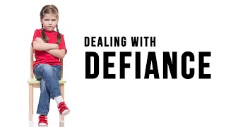 How to Handle a Defiant Child  Stop Back Talk [upl. by Nirrol752]