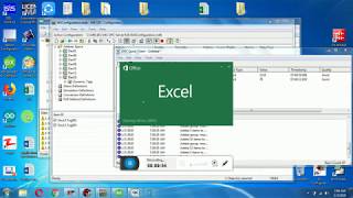 PLC to Excel data Transfer using KEPServer OPC [upl. by Alyam784]