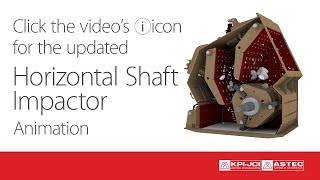 Horizontal Shaft Impactor Animation [upl. by Assennej]