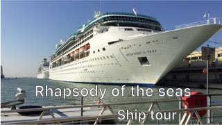 Royal Caribbean rhapsody of the seas ship tour [upl. by Ulla]