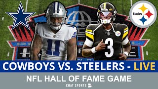 Cowboys vs Steelers Live Streaming Scoreboard PlayByPlay amp Highlights  NFL Hall Of Fame Game [upl. by Noseaj575]