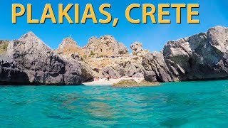 The BEST of PLAKIAS CRETE  Beautiful Crete Beaches [upl. by Dur]