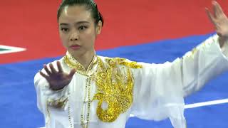 Asian Games 2018 Lindswell Kwok INA  Womens Taiji  1st  975  Wushu [upl. by Asserak831]