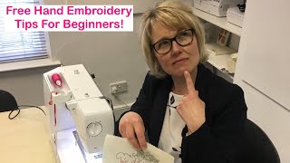 Free Machine Embroidery Tips For Beginners [upl. by Patrizio551]