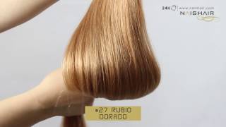 Color 27 Rubio Dorado  Extensiones de Pelo Natural [upl. by Ardnuhsor961]