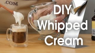 DIY whipped cream in 60 seconds [upl. by Brannon]