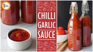 Homemade Chilli Garlic Sauce Recipe By Food Fusion [upl. by Enirtak594]