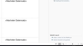Word Excel Seriendruck Etiketten [upl. by Adnolaj]