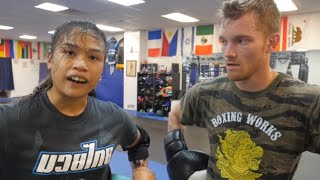 Sparring the Female US Muay Thai Team [upl. by Aeriel805]