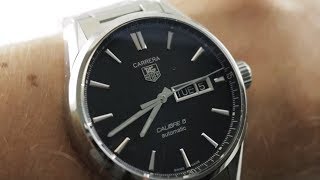 TAG Heuer Carrera DayDate WAR201ABA0723 TAG Heuer Watch Review [upl. by Ilan]