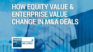 How Equity Value amp Enterprise Value Change in MampA Deals [upl. by Emya]