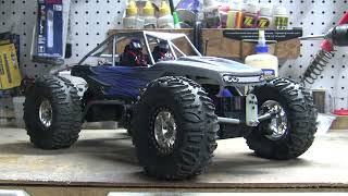 OMG LCG chassis Red Cat Danchee Ridgerock  FTX Ravine RC crawler [upl. by Remot453]