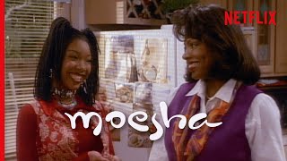 Moesha First Ever Scene  Moesha Oversleeps amp Meet the Mitchell Family [upl. by Marven]