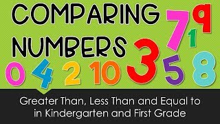 Greater Than Less Than for Kindergarten and First Grade [upl. by Neoma524]