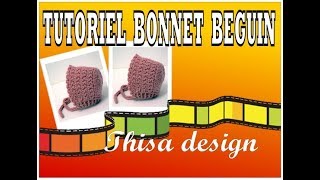 BONNET BEGUIN BEBE CROCHET [upl. by Oek]