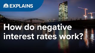 How do negative interest rates work  CNBC Explains [upl. by Assilram]