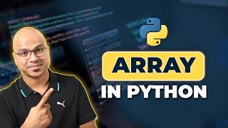 26 Python Tutorial for Beginners  Array in Python [upl. by Langan]