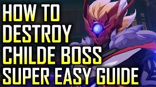 How to EASILY beat Childe Boss Guide amp Walkthrough  Genshin Impact [upl. by Zoe]