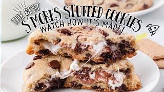 S’mores Stuffed Cookies [upl. by Adnauqahs]