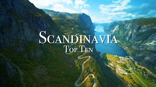 Top 10 Places To Visit In Scandinavia [upl. by Anallij]