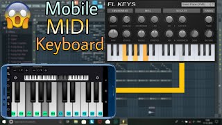 Android Phone as MIDI Controller  MIDI Controller App Tutorial [upl. by Pittman]