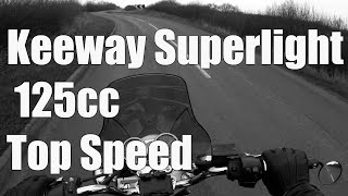 Keeway Superlight 125cc 2010  TOP SPEED 4K 60FPS [upl. by Einnok349]