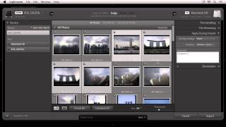 Lightroom 5 Importing Your Images  Adobe Lightroom [upl. by Edurtreg]