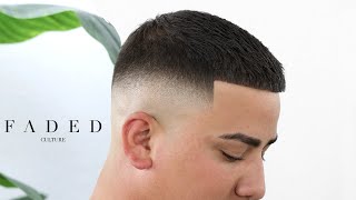 BARBER TUTORIAL  EASY MID FADE STEPS [upl. by Leff267]