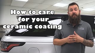 How to care for your CERAMIC COATING [upl. by Any]