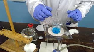 Preparation of Copper Sulfate Crystals [upl. by Nyer]