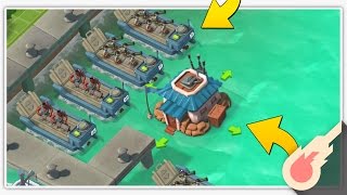 Best Boom Beach Attack Strategy for HQ 5 to HQ 13 F2P 7 [upl. by Reinal]