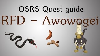 OSRS RFD  Freeing Awowogei [upl. by Kcyrred]