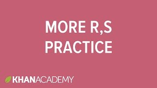 More RS practice  Stereochemistry  Organic chemistry  Khan Academy [upl. by Megan]