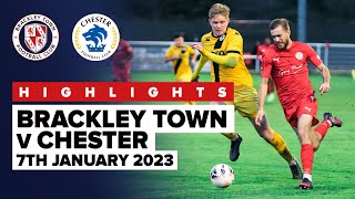 HIGHLIGHTS Brackley Town 1  1 Chester  7th January 2023 [upl. by Krantz]