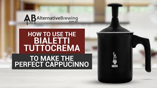 How to Use the Bialetti Tuttocrema Milk Frother [upl. by Susanna]