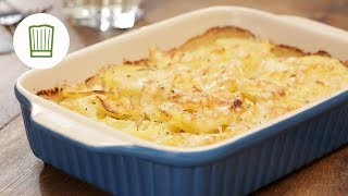 Klassisches Kartoffelgratin  Chefkochde [upl. by Malloch]