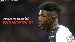 18 Year Old Ousmane Dembélé  Stade Rennais  Goals amp Skills [upl. by Enniroc]