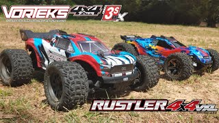 Arrma Vorteks 4x4 vs Traxxas Rustler 4x4 Part One 😁 [upl. by Koeninger]