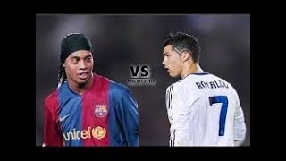 Ronaldinho VS Cristiano Ronaldo ● Crazy Skills Football [upl. by Fotzsyzrk]