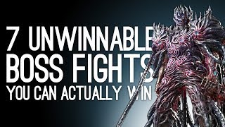 7 Unwinnable Boss Fights You Can Beat If Youre Good Enough [upl. by Akimehs154]