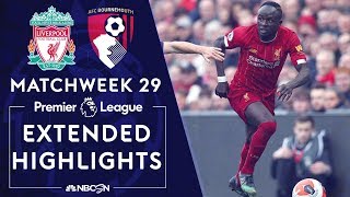 Liverpool v Bournemouth  PREMIER LEAGUE HIGHLIGHTS  372020  NBC Sports [upl. by Ennaeel869]